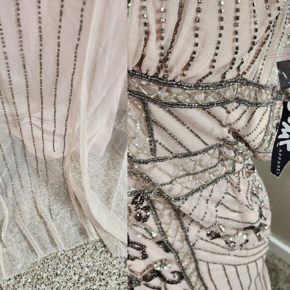 Jump Apparel Beaded Gown Pink Size 3/4 NWT Cut# 27988 - Picture 16 of 16